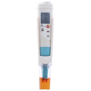 Testo pH Meter 206-pH1, ±0.02 pH Accuracy, 0.01 pH Resolution, 14 pH Max, 60°C Max 0563 2061
