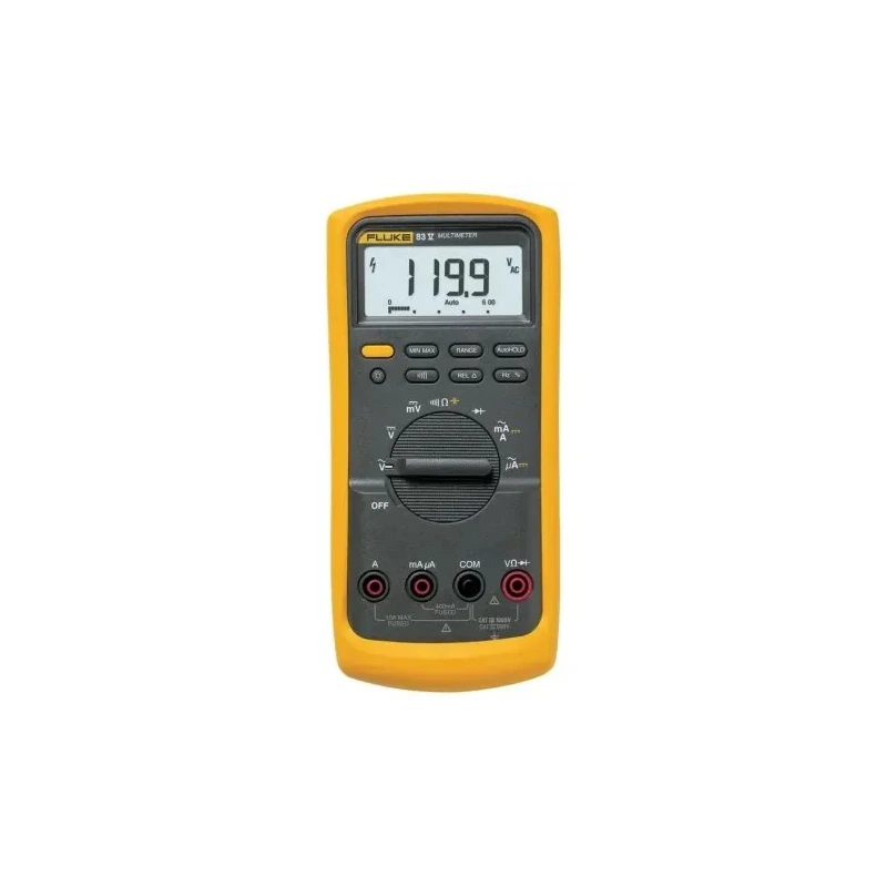 Fluke Digital True RMS Multimeter 1kV DC Voltage 400h Battery Life FLUKE 83V