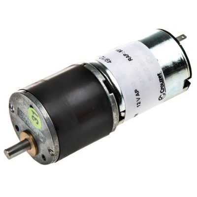 Crouzet Brushed Geared DC Geared Motor, 3 W, 12V, 50 Ncm Torque, 4.6 RPM, 5 mm Shaft Diameter Model 82862202