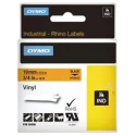 Dymo Industrial Strength Black on Orange Label Printer Tape, 19 mm Width, 5.5 m Length 18436