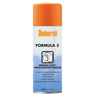 Ambersil Non-Silicone Mould Release Agent 400 ml Aerosol Can, Rubber Plastic Compatible, 150°C 31540-AB