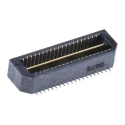 Samtec QTE Series Straight Surface PCB Header, 40 Contacts, 0.8 mm Pitch, 2 Row, Shrouded QTE-020-01-L-D-A