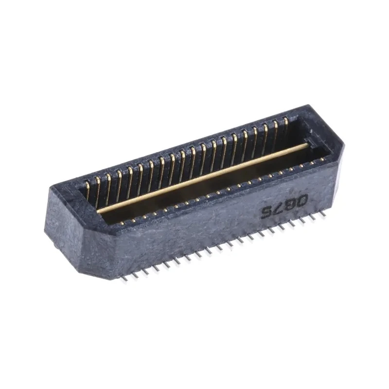 Samtec QTE Series Straight Surface PCB Header, 40 Contacts, 0.8 mm Pitch, 2 Row, Shrouded QTE-020-01-L-D-A