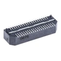Samtec QTE Series Straight Surface PCB Header, 40 Contacts, 0.8 mm Pitch, 2 Row, Shrouded QTE-020-01-L-D-A