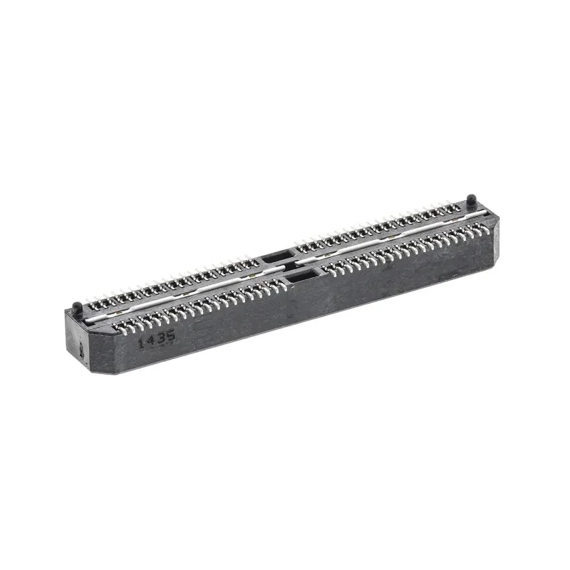 Samtec QTE Series Straight Surface PCB Header with 80 Contacts, 0.8 mm Pitch, 2 Rows, Shrouded, 10A QTE-040-01-L-D-A-TR