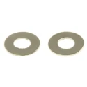 RS PRO Brass Nickel Plated Washers M2 Diameter 2.2mm Thickness 0.3mm DIN 125A 483-0619