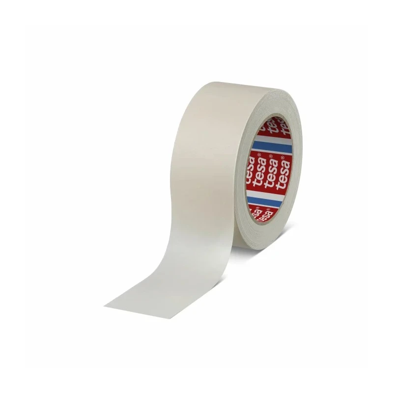 Tesa Beige Masking Tape 50mm x 50m Paper Backing Natural Rubber Adhesive 0.14mm Thickness 4317 04317-00020-00