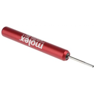 Molex Crimp Extraction Tool, T0201 Series, Crimp Contact Extraction Tool for 24/18 AWG Wire, Nylon Handle, 250V 5A 11-03-0002