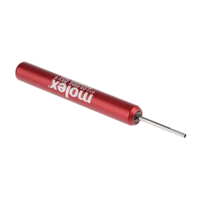 Molex Crimp Extraction Tool, T0201 Series, Crimp Contact Extraction Tool for 24/18 AWG Wire, Nylon Handle, 250V 5A 11-03-0002