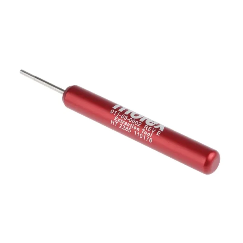 Molex Crimp Extraction Tool, T0201 Series, Crimp Contact Extraction Tool for 24/18 AWG Wire, Nylon Handle, 250V 5A 11-03-0002