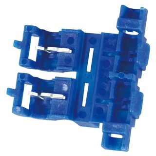 RS PRO Blue Insulated 972 Butt Splice Connector 14 AWG Polypropylene Insulation 34mm Length 178-7165
