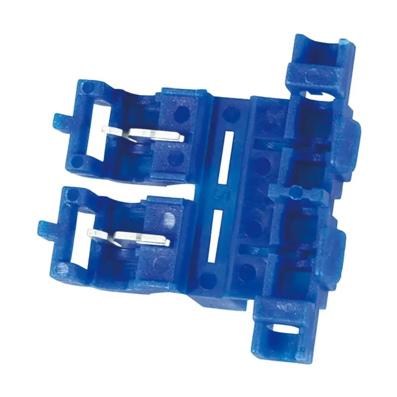 RS PRO Blue Insulated 972 Butt Splice Connector 14 AWG Polypropylene Insulation 34mm Length 178-7165