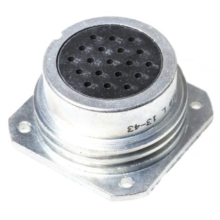 Amphenol Socapex Industrial Circular Connector, 19 Contacts, Panel Mount Socket Female, IP67, 400V, 10A SL EF 319 L