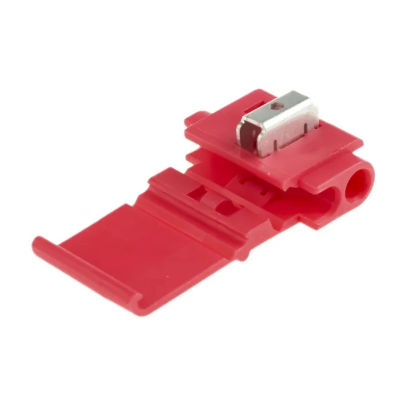 RS PRO Quick Splice Splice Connector Red Insulated Polypropylene 22 AWG 0.75mm² 33mm 878010D 178-7179