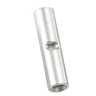 RS PRO Uninsulated BNT Butt Splice Connector Tin Plated Copper 22 AWG 12mm Length 178-7199