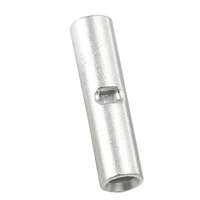 RS PRO Uninsulated BNT Butt Splice Connector Tin Plated Copper 22 AWG 12mm Length 178-7199