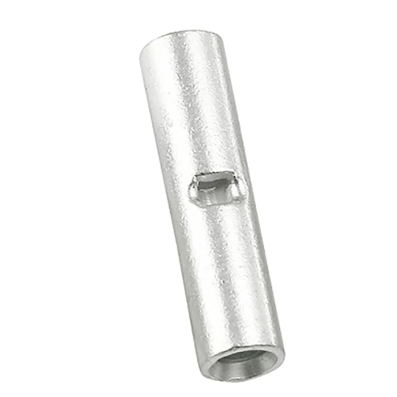 RS PRO Uninsulated BNT Butt Splice Connector Tin Plated Copper 22 AWG 12mm Length 178-7199