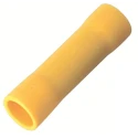 RS PRO BV5 Insulated Yellow Butt Splice Connector Tin Plated Copper 10 AWG 26.5mm 178-7223