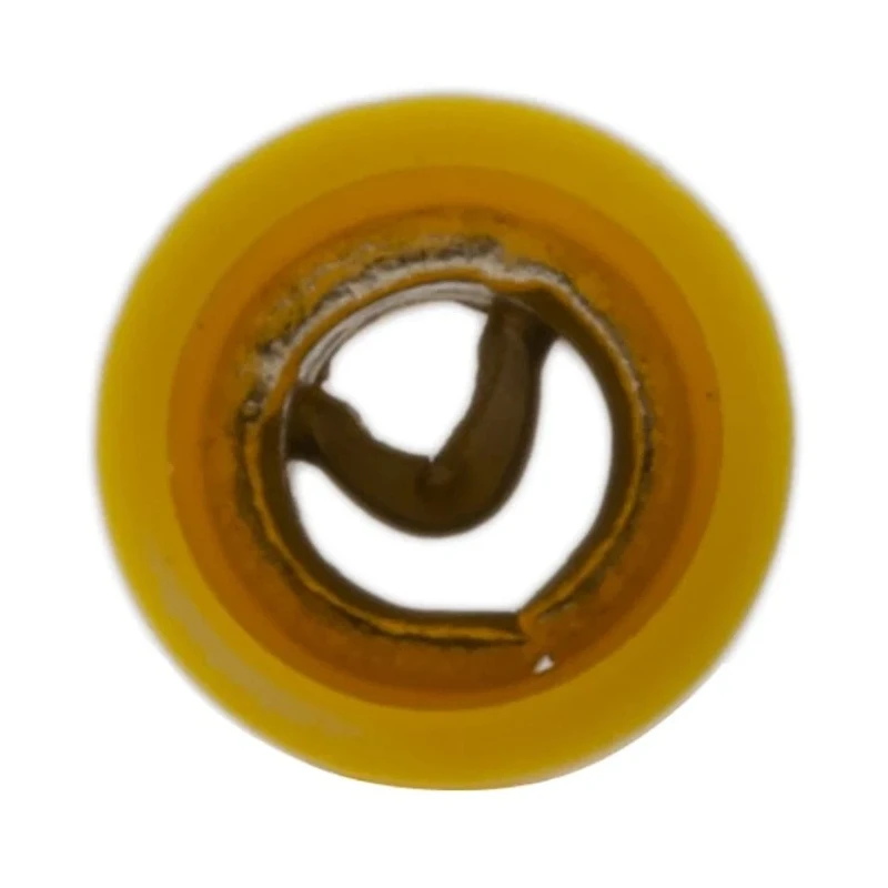 RS PRO BV5 Insulated Yellow Butt Splice Connector Tin Plated Copper 10 AWG 26.5mm 178-7223