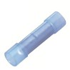 RS PRO Blue Insulated Butt Splice Connector, Nylon Insulation, Copper Contact, Tin Plated, 14 AWG, 25.2mm Length BNYF2