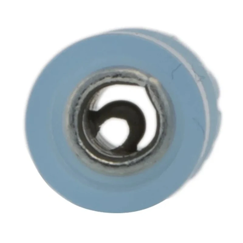 RS PRO Blue Insulated Butt Splice Connector, Nylon Insulation, Copper Contact, Tin Plated, 14 AWG, 25.2mm Length BNYF2