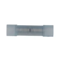 RS PRO Blue Insulated Butt Splice Connector, Nylon Insulation, Copper Contact, Tin Plated, 14 AWG, 25.2mm Length BNYF2