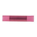 RS PRO Red Insulated Butt Splice Connector 16 AWG Nylon Insulation Copper Contact BNYT1