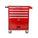 RS PRO Heavy-Duty 5 Drawer Wheeled Steel Roller Cabinet Tool Chest 460mm x 100mm x 860mm 480-6773