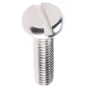 RS PRO Nickel Plated Brass Slot Pan Head Machine Screw 16 mm M4 482-8666