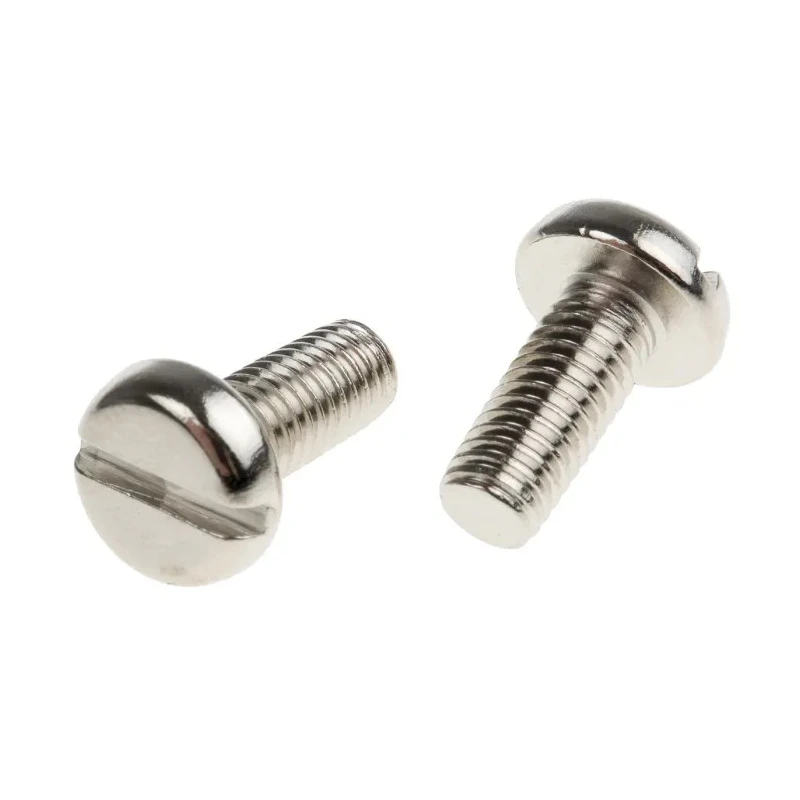 RS PRO Slot Pan Brass Machine Screw 12 mm M5 482-8739