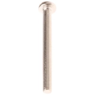 RS PRO Nickel Plated Brass Slot Pan Head Machine Screw 50 mm M5 482-8802