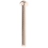 RS PRO Nickel Plated Brass Slot Pan Head Machine Screw 50 mm M5 482-8802