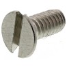 RS PRO Slot Countersunk Nickel Plated Brass Machine Screw 6 mm M2.5 482-9142