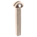 RS PRO Slot Round Brass Machine Screw Nickel Plated 31.40 in 2BA 482-9041