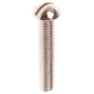 RS PRO Slot Round Brass Machine Screw Nickel Plated 31.40 in 2BA 482-9041