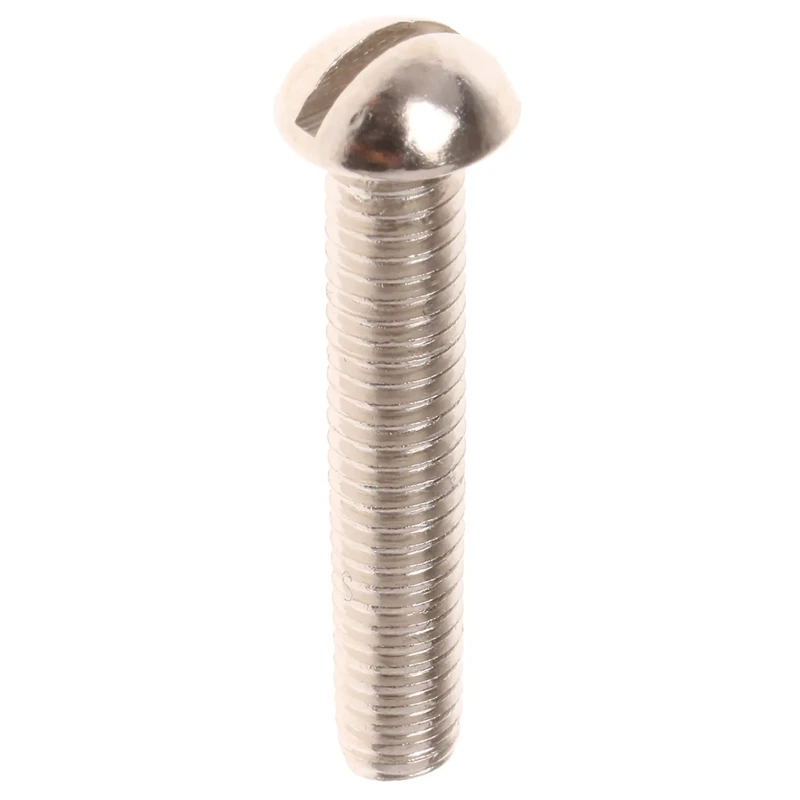 RS PRO Slot Round Brass Machine Screw Nickel Plated 31.40 in 2BA 482-9041