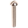 RS PRO Slot Round Brass Machine Screw Nickel Plated 31.40 in 2BA 482-9041