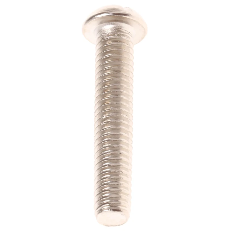 RS PRO Slot Round Brass Machine Screw Nickel Plated 31.40 in 2BA 482-9041