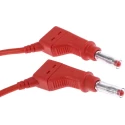 Staubli Connector Test Lead 32A 600V Red 500mm Lead Length 66.9407-050-22