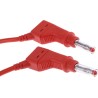 Staubli Connector Test Lead 32A 600V Red 500mm Lead Length 66.9407-050-22