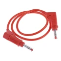 Staubli Connector Test Lead 32A 600V Red 500mm Lead Length 66.9407-050-22