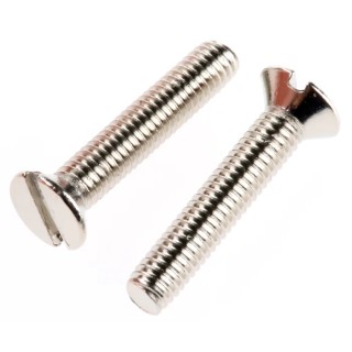 RS PRO Slot Countersunk Brass Machine Screw 16 mm M3 482-9209