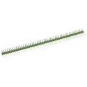 TE Connectivity AMPMODU MOD II Series Right Angle Through Hole Pin Header, 50 Contacts, 2.54 mm Pitch, 1 Row 5-826947-0