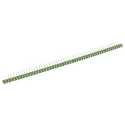 TE Connectivity AMPMODU MOD II Series Right Angle Through Hole Pin Header, 50 Contacts, 2.54 mm Pitch, 1 Row 5-826947-0