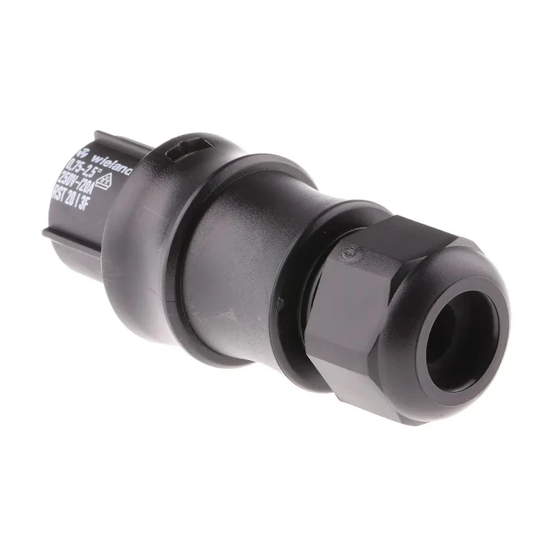 Wieland Lighting Connector Cable Circular Female Clamp 3-Pole 20A 250V IP68 RST20i3