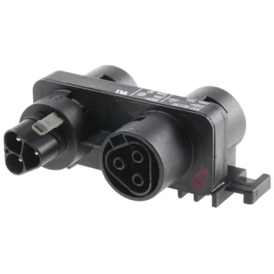 Wieland RST20i3 Series Panel Mount Distribution Block Clamp Male/Female, 3-Pole, 20A, 250V, IP68 96.030.0153.1