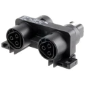 Wieland RST20i3 Series Panel Mount Distribution Block Clamp Male/Female, 3-Pole, 20A, 250V, IP68 96.030.0153.1