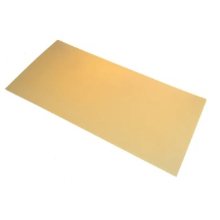 Tufnol Beige Synthetic Resin Bonded Fabric Plastic Sheet 590 mm x 285 mm x 0.8 mm Epoxy Resin Weave Cotton 484-1675
