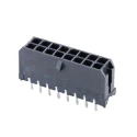 Molex Micro-Fit 3.0 Series Vertical Through Hole PCB Header, 16 Contacts, 3 mm Pitch, 2 Row, Shrouded 43045-1612