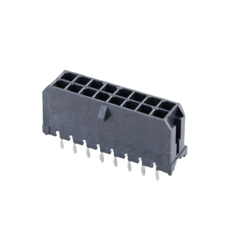 Molex Micro-Fit 3.0 Series Vertical Through Hole PCB Header, 16 Contacts, 3 mm Pitch, 2 Row, Shrouded 43045-1612
